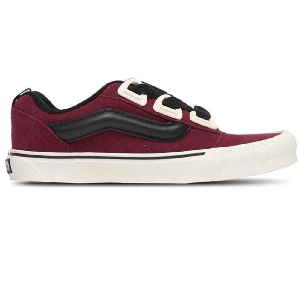 Vans Knu Skool D-Ring Burgundy Suede Sneakers Men’s 8.